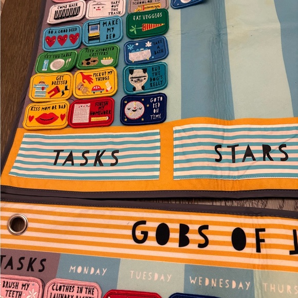 Colorful Weekly Task Chart with Stars - Picture 5 of 10